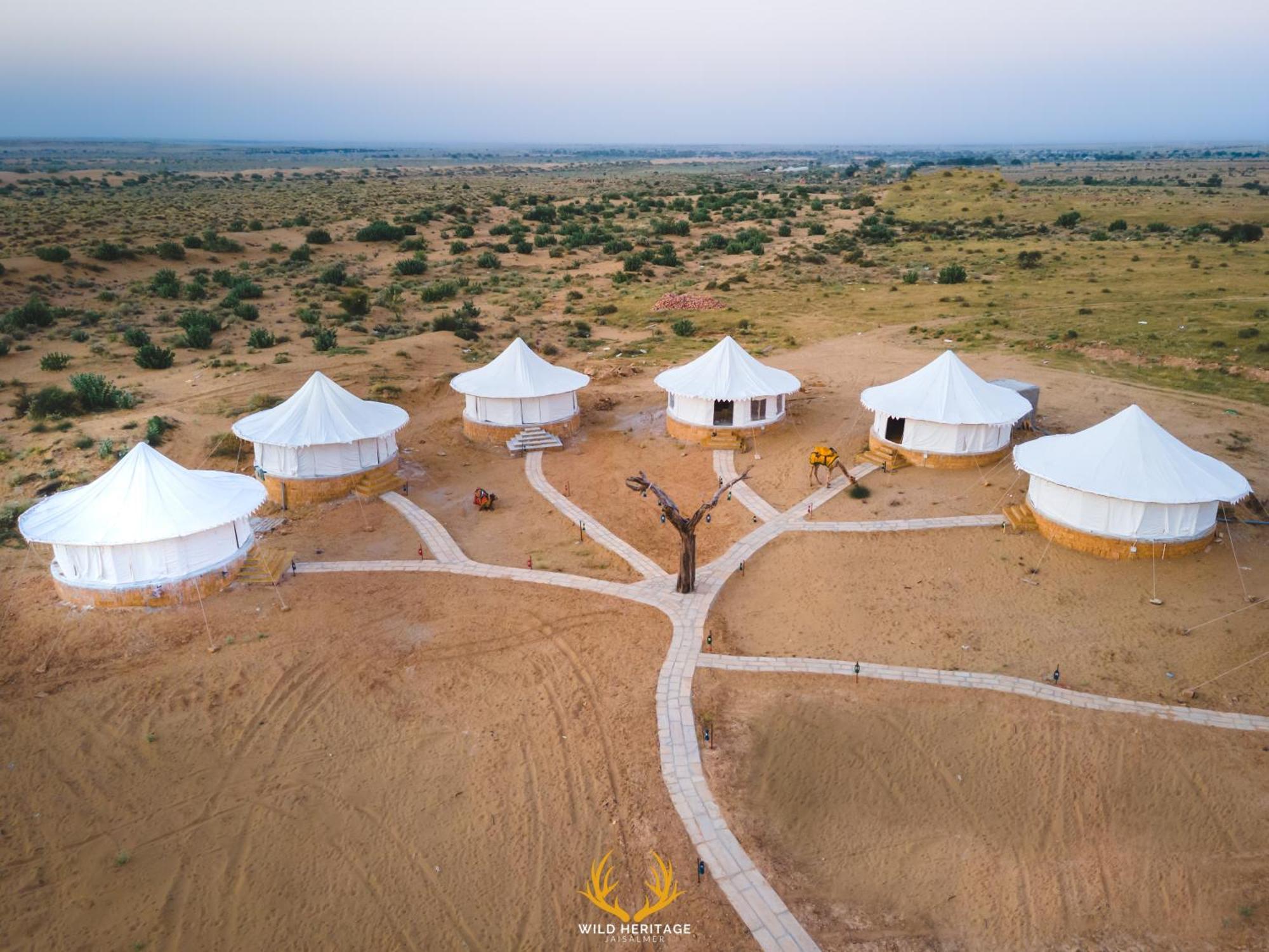 ホテル Wild Heritage Desert Camp ジャイサルメール エクステリア 写真